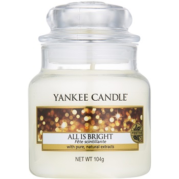 Yankee Candle All is Bright świeczka zapachowa 105 g Classic mała