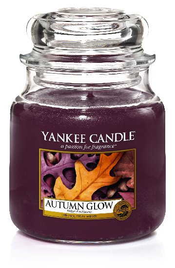 Yankee Candle Autumn Glow vonná svíčka 411 g Classic střední