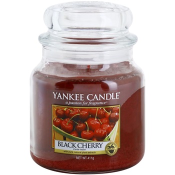 Yankee Candle Black Cherry świeczka zapachowa 411 g Classic średnia
