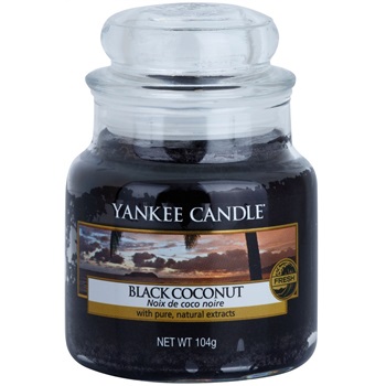Yankee Candle Black Coconut vonná svíčka 104 g Classic malá 