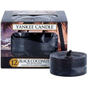Yankee Candle Black Coconut świeczka typu tealight 12 x 9,8 g