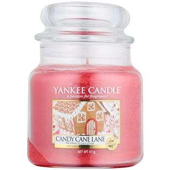 Yankee Candle Candy Cane Lane vonná svíčka 411 g Classic střední