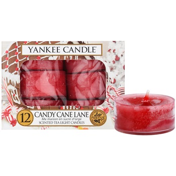 Yankee Candle Candy Cane Lane świeczka typu tealight 12 x 9,8 g