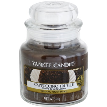 Yankee Candle Cappuccino Truffle vonná svíčka 104 g Classic malá 