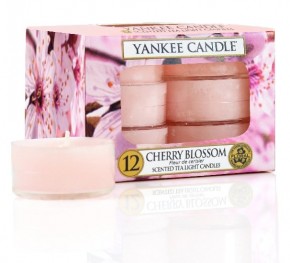 Yankee Candle Cherry Blossom čajová svíčka 12 x 9,8 g