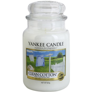 Yankee Candle Clean Cotton vonná svíčka 623 g Classic velká 