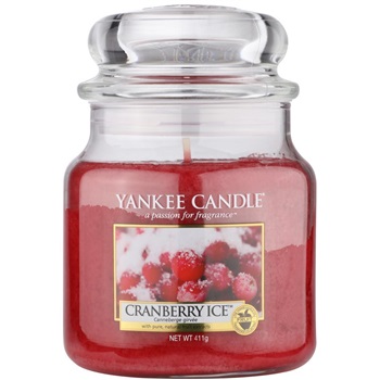 Yankee Candle Cranberry Ice vonná svíčka 411 g Classic střední