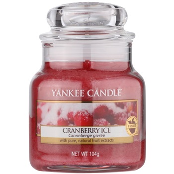 Yankee Candle Cranberry Ice świeczka zapachowa 104 g Classic mała