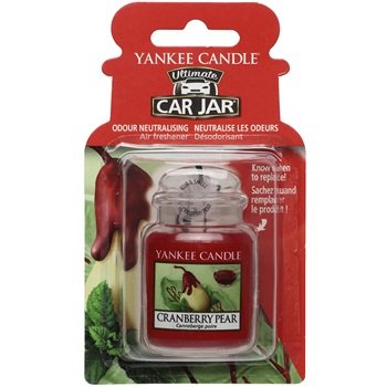 Yankee Candle Cranberry Pear Car Air Freshener hanging