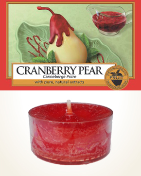 Yankee Candle Cranberry Pear čajová svíčka vzorek 1 ks
