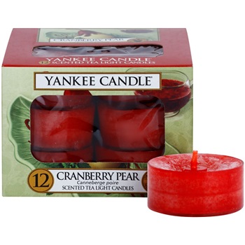 Yankee Candle Cranberry Pear čajová svíčka 12 x 9,8 g