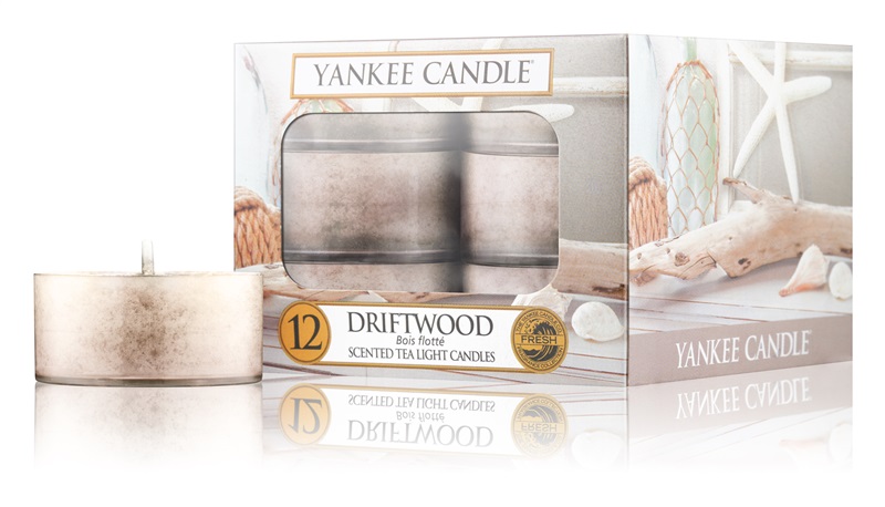 Yankee Candle Driftwood čajová svíčka 12 x 9,8 g