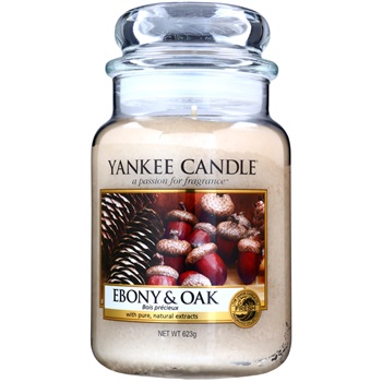 Yankee Candle Ebony & Oak Scented Candle 623 g Classic Large