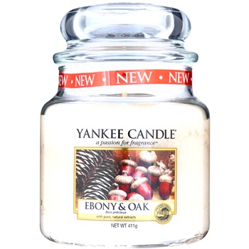 Yankee Candle Ebony & Oak Scented Candle 411 g Classic Medium
