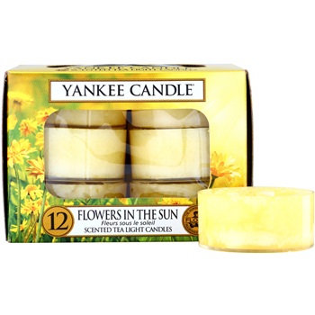 Yankee Candle Flowers in the Sun świeczka typu tealight 12 x 9,8 g
