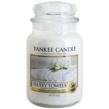 Yankee Candle Fluffy Towels vonná svíčka 623 g Classic velká 