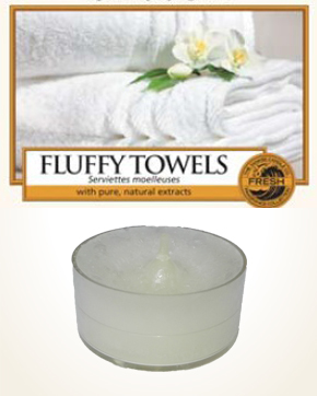 Yankee Candle Fluffy Towels Tealight Candle sample 1 pcs