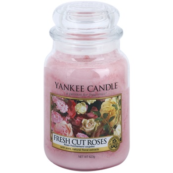 Yankee Candle Fresh Cut Roses Scented Candle 623 g Classic Large