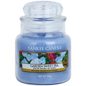 Yankee Candle Garden Sweet Pea świeczka zapachowa 104 g Classic mała