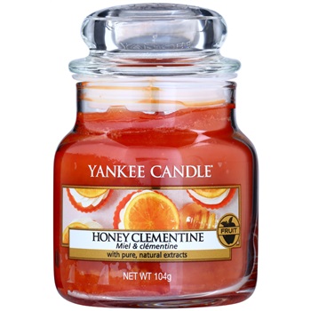 Yankee Candle Honey Clementine świeczka zapachowa 104 g Classic mała