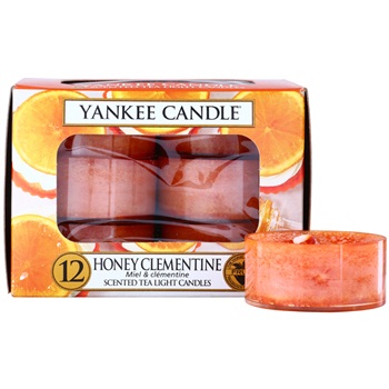 Yankee Candle Honey Clementine čajová svíčka 12 x 9,8 g