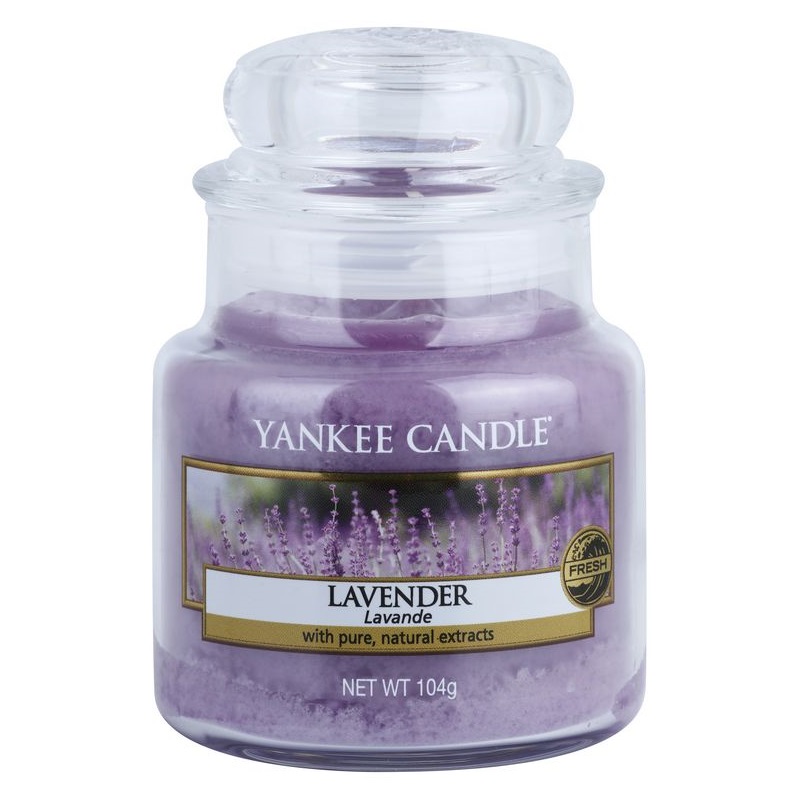 Yankee Candle Lavender świeczka zapachowa 104 g Classic mała