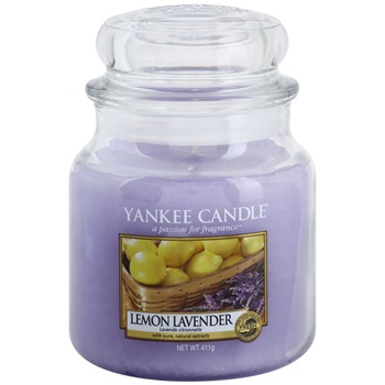 Yankee Candle Lemon Lavender świeczka zapachowa 411 g Classic średnia