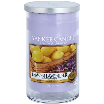 Yankee Candle Lemon Lavender vonná svíčka 340 g Décor střední