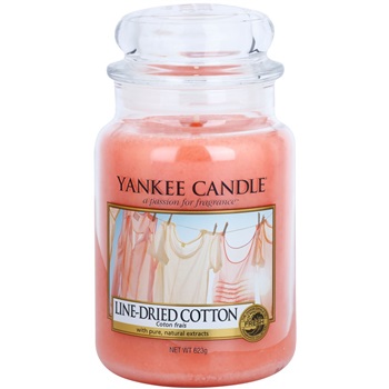 Yankee Candle Line - Dried Cotton Scented Candle 623 g Classic Large