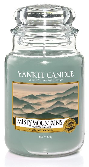 Yankee Candle Misty Mountains świeczka zapachowa 623 g Classic duża