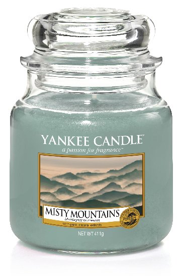 Yankee Candle Misty Mountains świeczka zapachowa 411 g Classic średnia