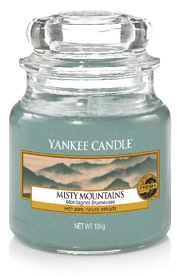 Yankee Candle Misty Mountains świeczka zapachowa 104 g Classic mała