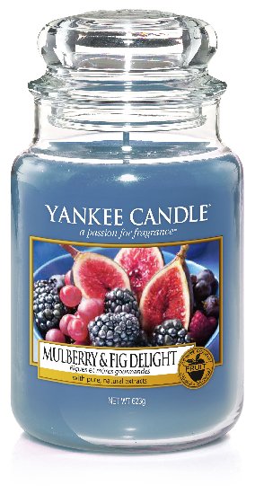 Yankee Candle Mulberry & Fig świeczka zapachowa 623 g Classic duża