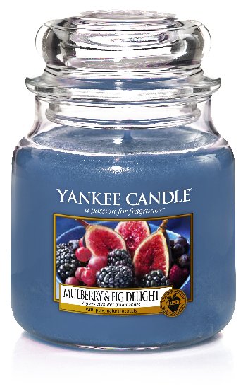 Yankee Candle Mulberry & Fig świeczka zapachowa 411 g Classic średnia