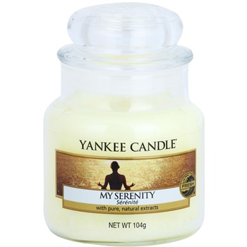 Yankee Candle My Serenity świeczka zapachowa 104 g Classic mała