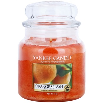 Yankee Candle Orange Splash vonná svíčka 411 g Classic střední