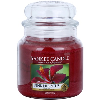 Yankee Candle Pink Hibiscus Scented Candle 411 g Classic Medium 