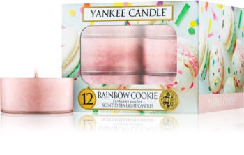 Yankee Candle Rainbow Cookie świeczka typu tealight 12 x 9,8 g