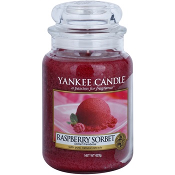 Yankee Candle Raspberry Sorbet vonná svíčka 623 g Classic velká 