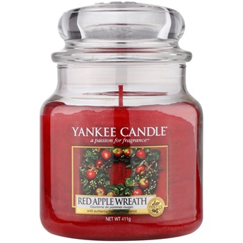 Yankee Candle Red Apple Wreath Scented Candle 411 g Classic Medium 