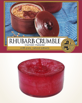 Yankee Candle Rhubarb Crumble świeczka typu tealight próbka 1 szt