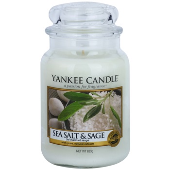 Yankee Candle Sea Salt & Sage świeczka zapachowa 623 g Classic duża