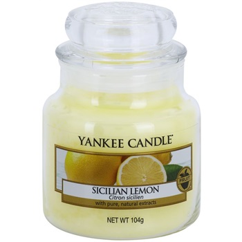 Yankee Candle Sicilian Lemon świeczka zapachowa 104 g Classic mała