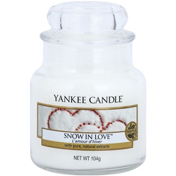 Yankee Candle Snow in Love świeczka zapachowa 104 g Classic mała