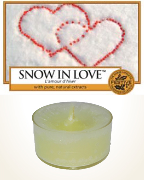 Yankee Candle Snow in Love čajová svíčka vzorek 1 ks