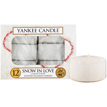 Yankee Candle Snow in Love świeczka typu tealight 12 x 9,8 g