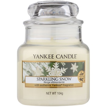 Yankee Candle Sparkling Snow świeczka zapachowa 104 g Classic mała