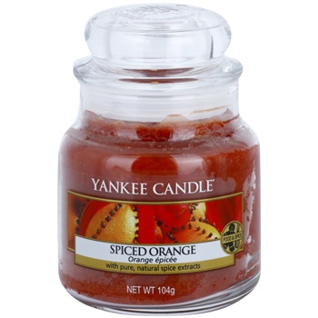 Yankee Candle Spiced Orange vonná svíčka 104 g Classic malá 