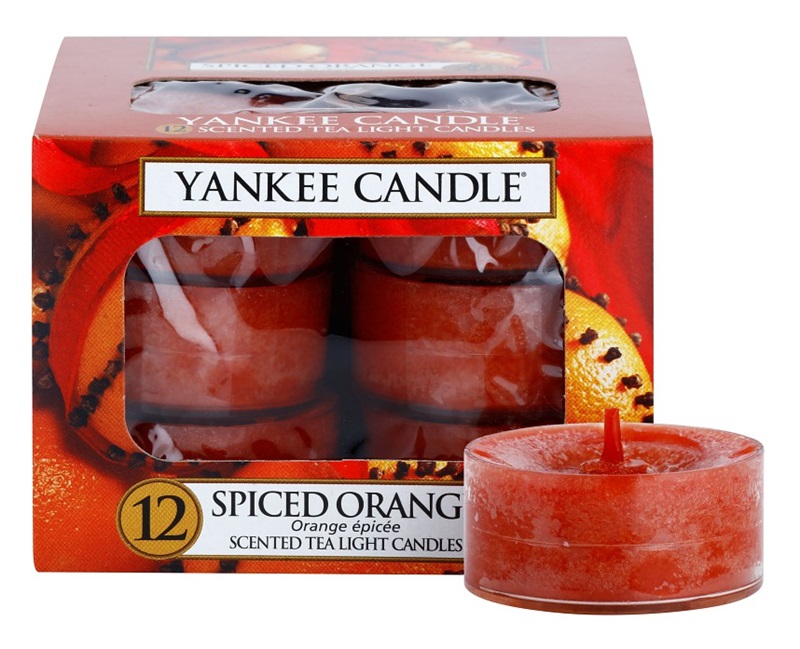 Yankee Candle Spiced Orange świeczka typu tealight 12 x 9,8 g