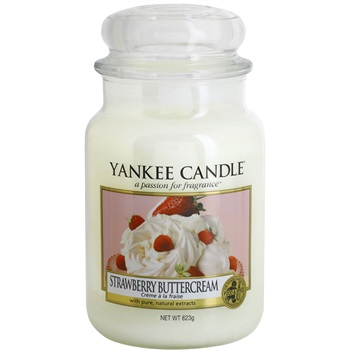 Yankee Candle Strawberry Buttercream świeczka zapachowa 623 g Classic duża